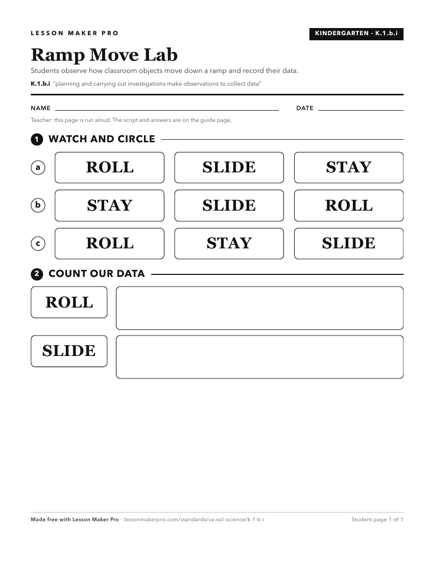 Preview of the K.1.b.i printable worksheet