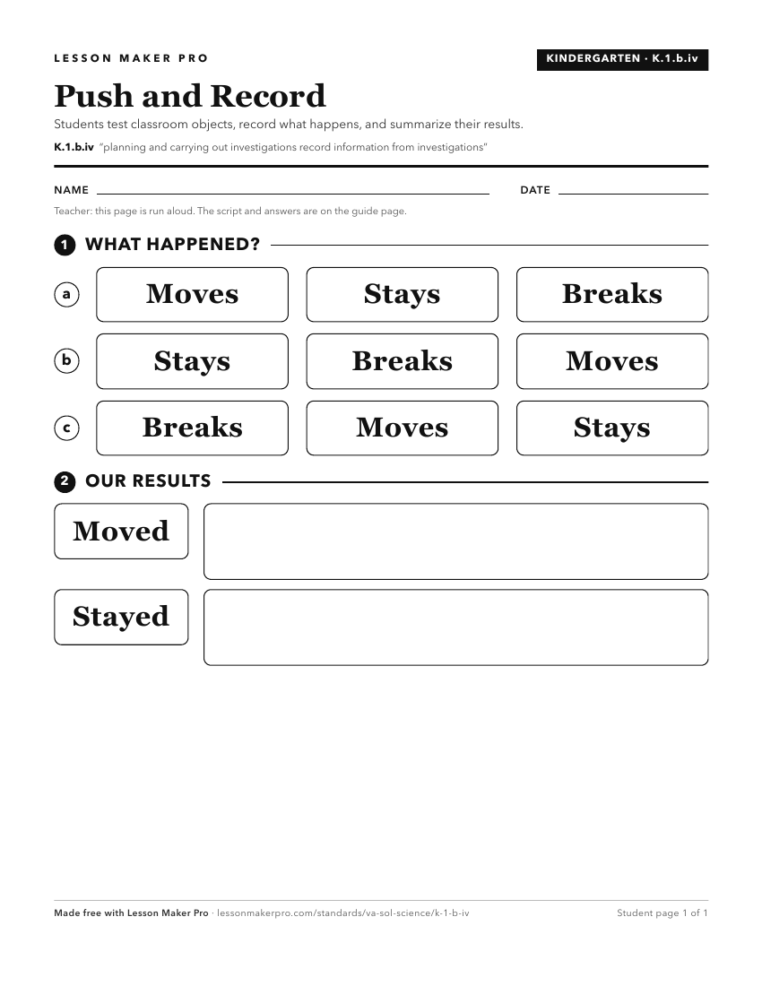Preview of the K.1.b.iv printable worksheet