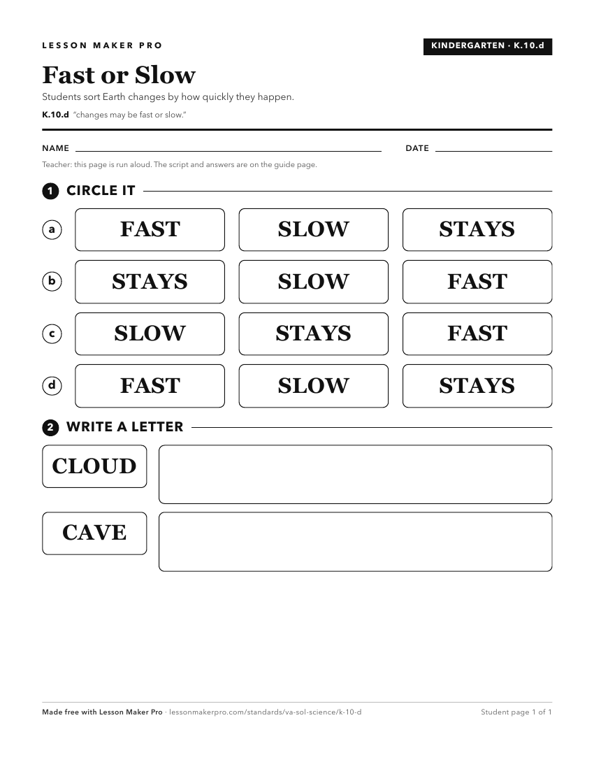 Preview of the K.10.d printable worksheet