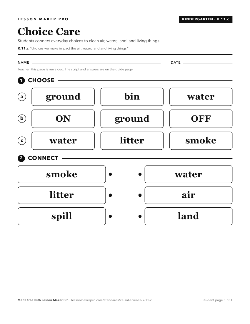 Preview of the K.11.c printable worksheet