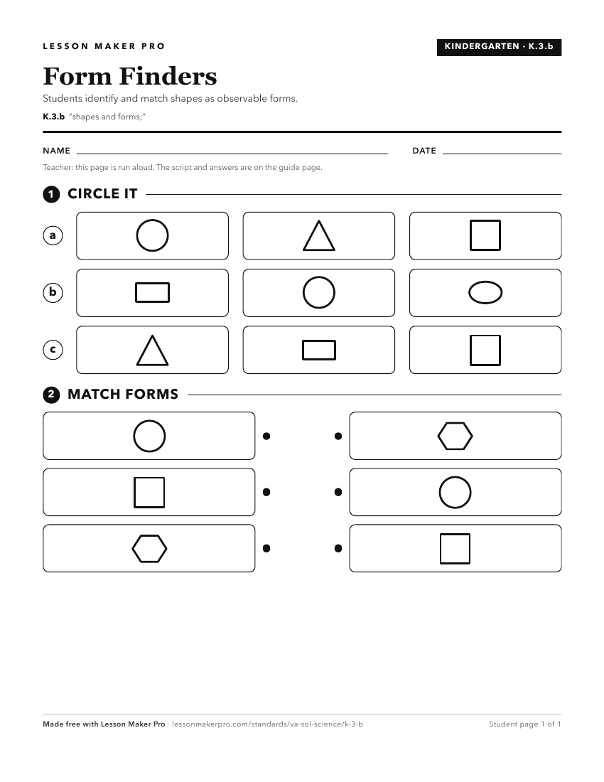 Preview of the K.3.b printable worksheet