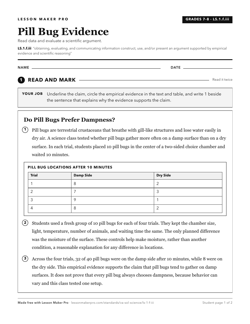 Preview of the LS.1.f.iii printable worksheet