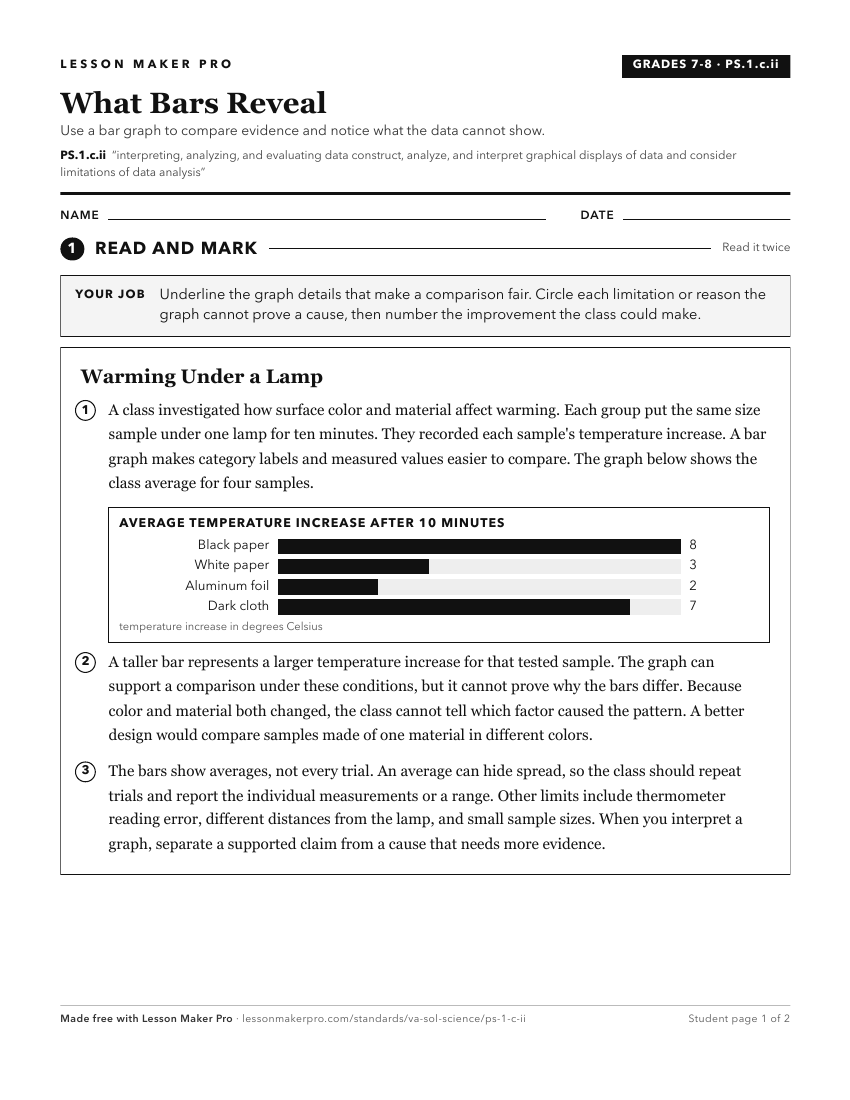 Preview of the PS.1.c.ii printable worksheet