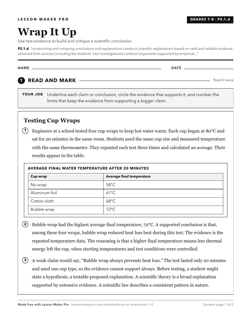 Preview of the PS.1.d printable worksheet
